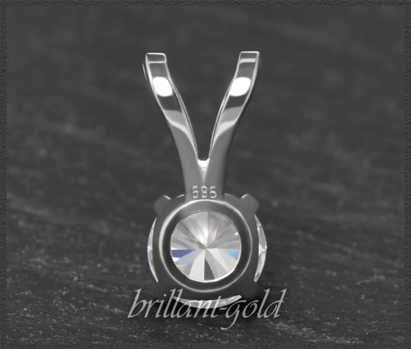 Brillant Gleiter Anhänger 585 Gold; 0,70ct River